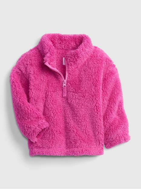 Baby Sherpa Half-Zip Sweatshirt