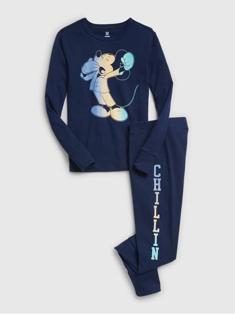 GapKids &#124 Disney Mickey Mouse 100% Organic Cotton Graphic PJ Set