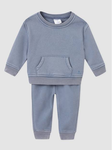 Baby Crewneck Sweatshirt Outfit Set