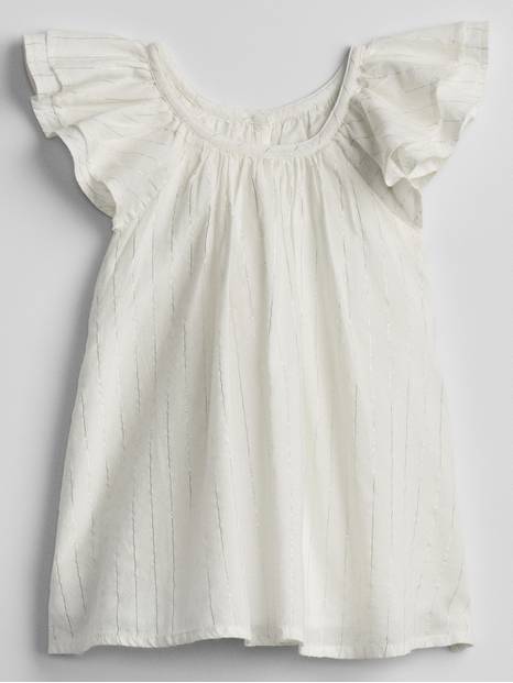 Baby Stripe Flutter Dress