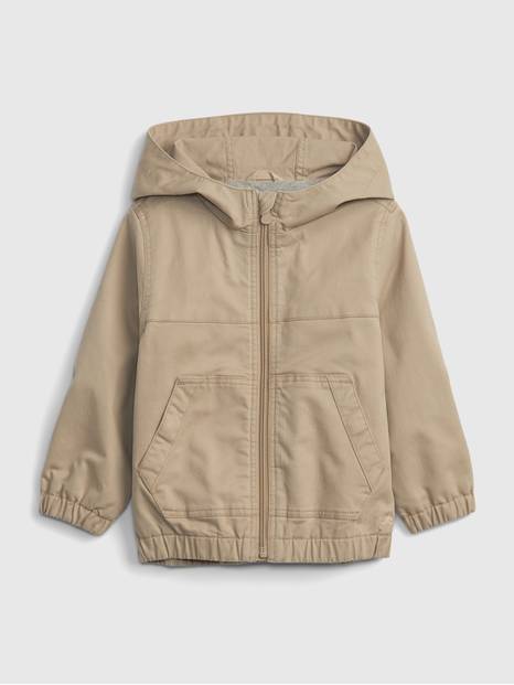 Toddler Hooded Twill Jacket