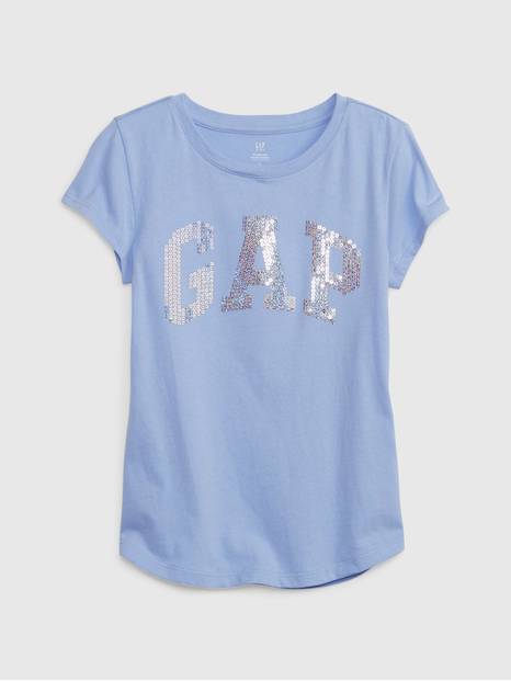 Kids Gap Flippy Sequins Logo Tee