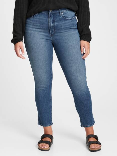 High Rise Vintage Slim Jeans with Washwell&#153