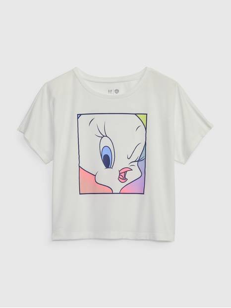 Kids Recycled Looney Tunes Boxy Graphic T-Shirt