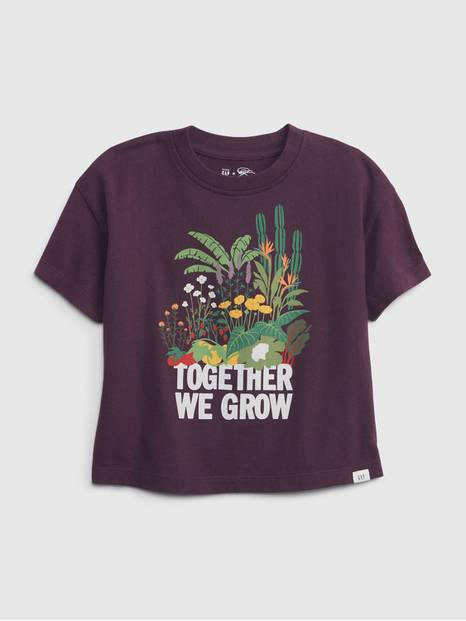 Gap &#215 Ron Finley Toddler 100% Organic Cotton Relaxed Graphic T-Shirt