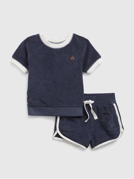 Baby Towel Terry 2-Piece Outfit Set