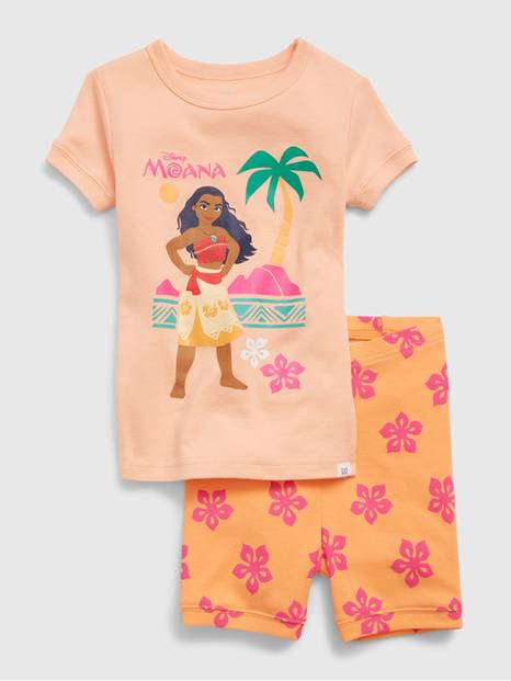 babyGap &#124 Disney 100% Organic Cotton Moana PJ Shorts Set