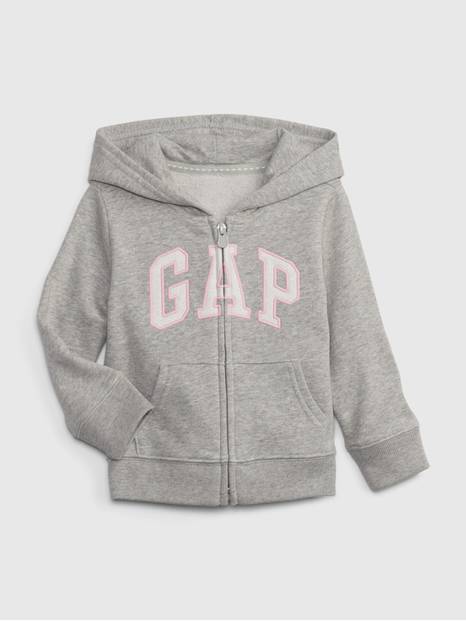 Toddler Girl Gap Logo Full Zip Hoodie