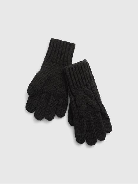 Kids Cable-Knit Gloves
