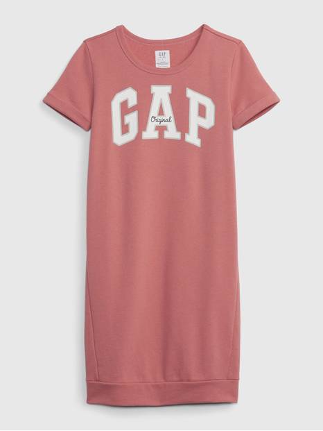Kids Gap Logo Short Sleeve Sweater Dress