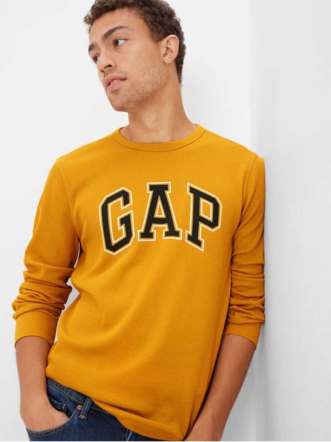 Gap Logo Waffle-Knit Thermal