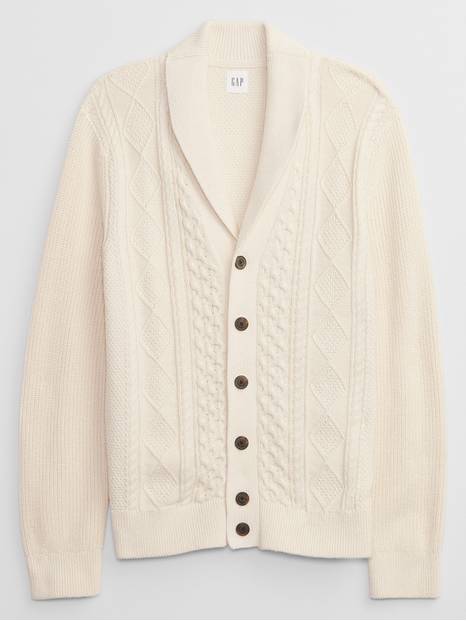 Cable-Knit Cardigan