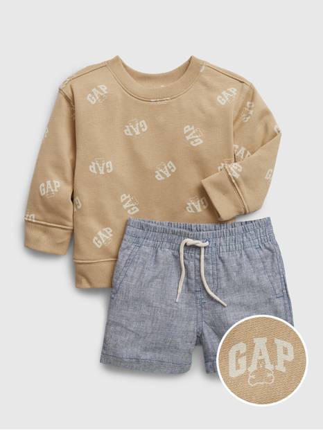 Baby Two-Piece Gap Logo Outfit Set