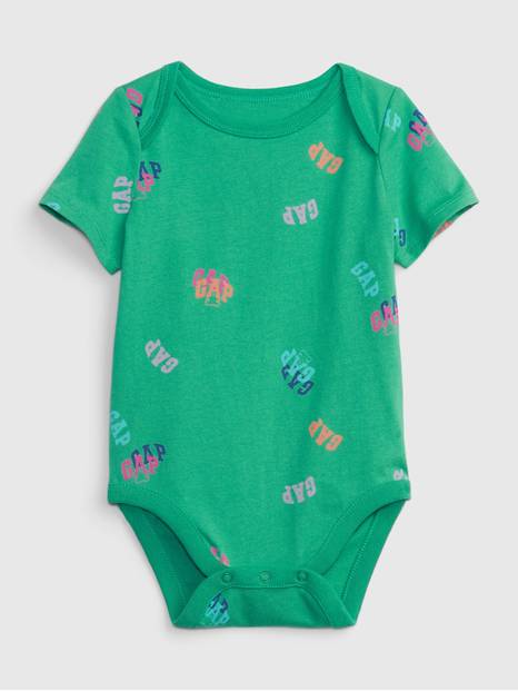 لباس قطعة واحدة ميكس اند ماتش 100‏%‏ قطن عضوي بشعار جاب للأطفال الرضع