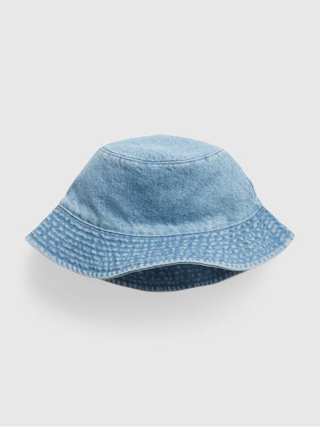 Toddler Denim Bucket Hat with Washwell