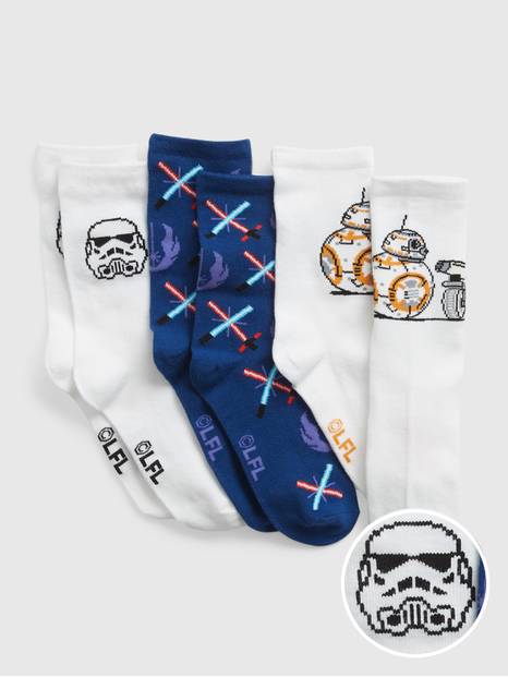 GapKids | Star Wars&#153 Crew Socks (3-Pack)