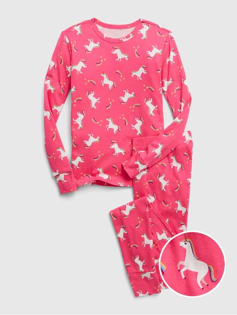 Kids 100% Organic Cotton Unicorn PJ Set