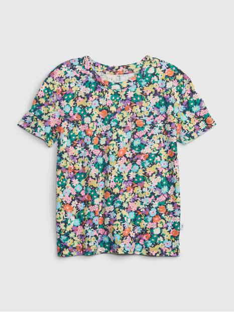 Kids Floral Pocket T-Shirt