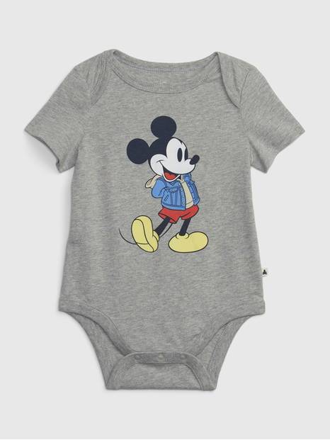 babyGap &#124 Disney 100% Organic Cotton Mix and Match Mickey Mouse Bodysuit