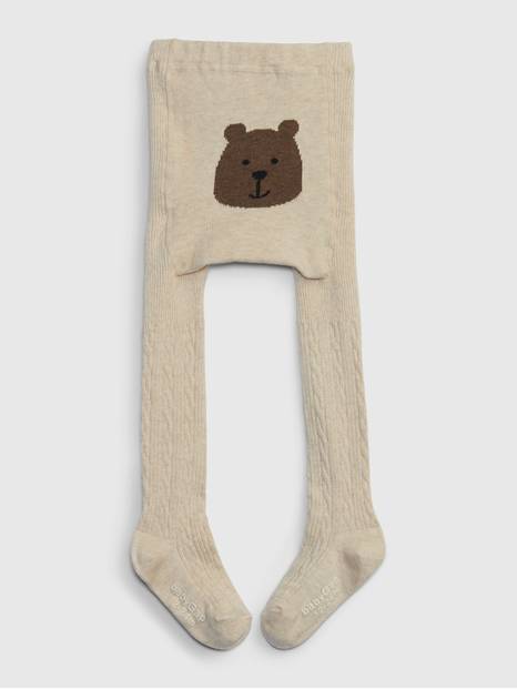 Toddler Brannan Bear Cable-Knit Tights