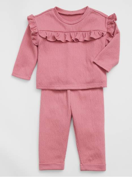 Baby Ruffle Two-Piece Outfit Set
