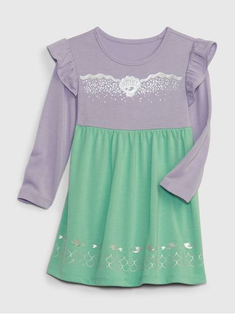 babyGap &#124 Disney 100% Recycled Little Mermaid PJ Dress