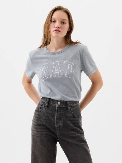 Organic Cotton Gap Arch Logo T-Shirt
